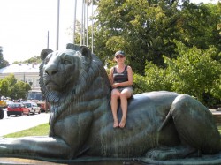 My pet lion in Sofia