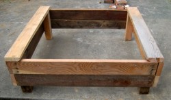 Completed Raised Bed Container Garden Box