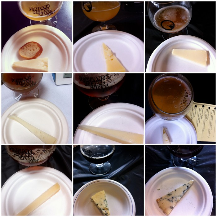 Portland Beer and cheese festival pairings