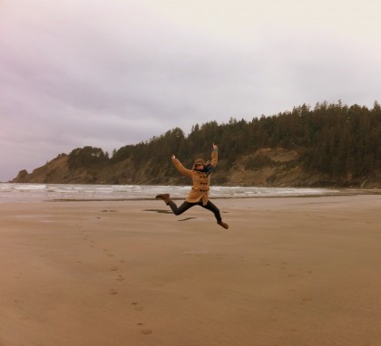 oregon coast jumping