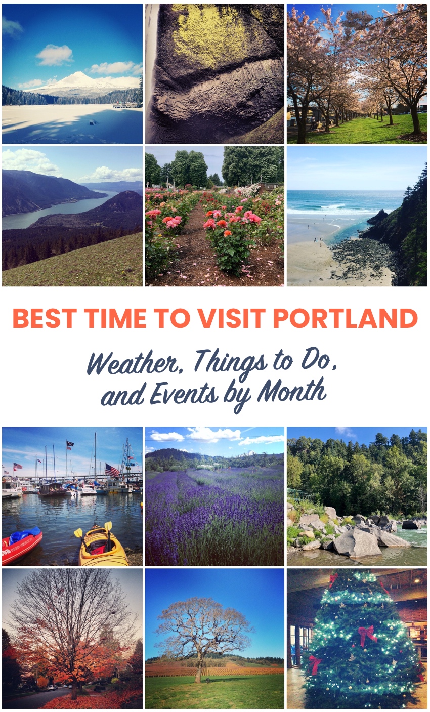 Best Time to visit Portland - by month