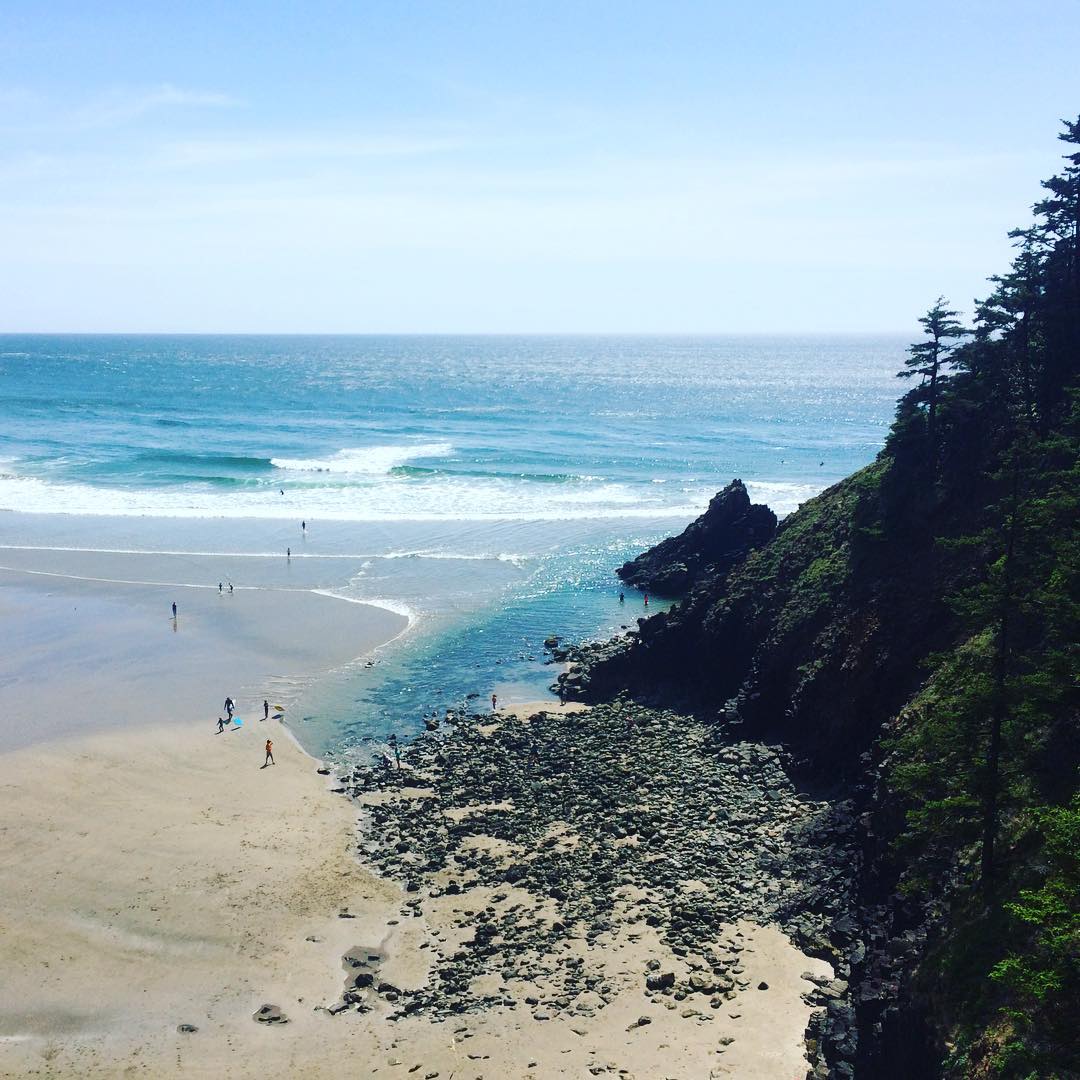June Oregon coast