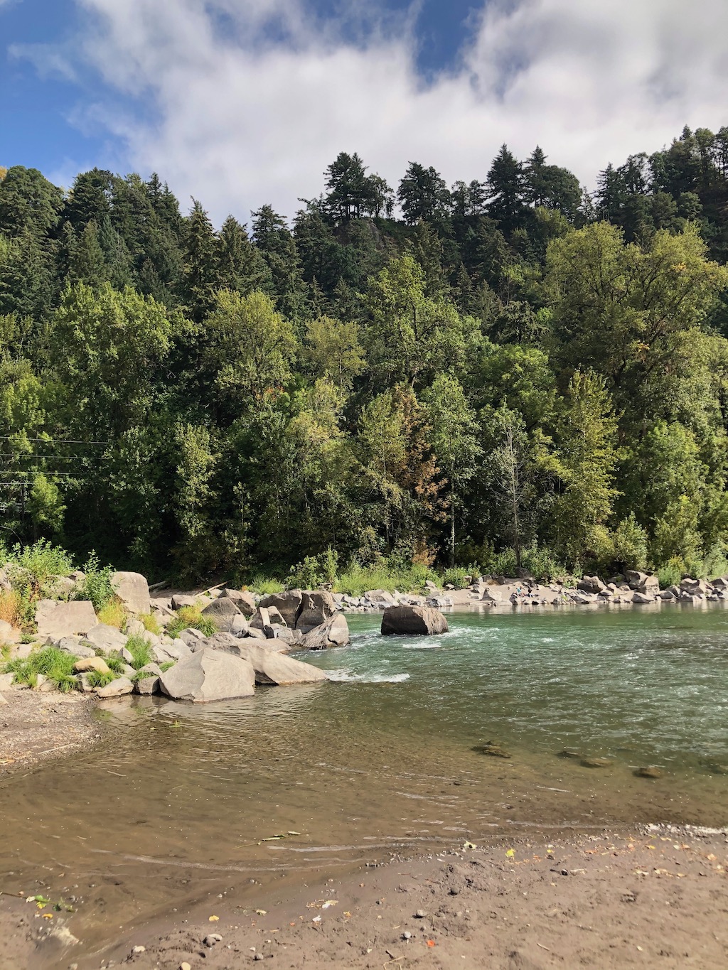Sandy River at Glenn Otto and Sugarpine Drive-In