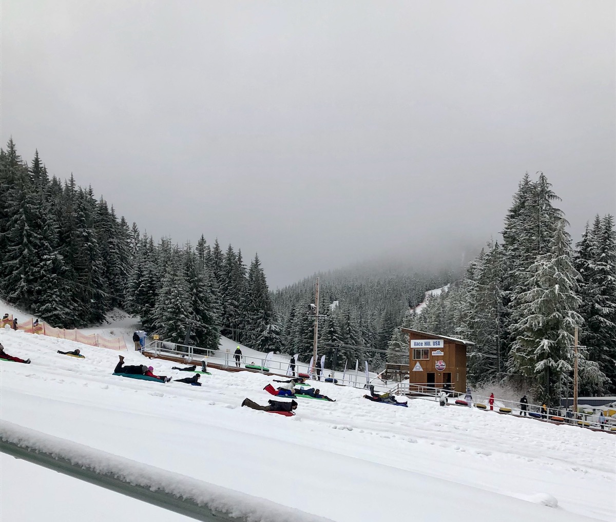 ski bowl tubing at mt hood