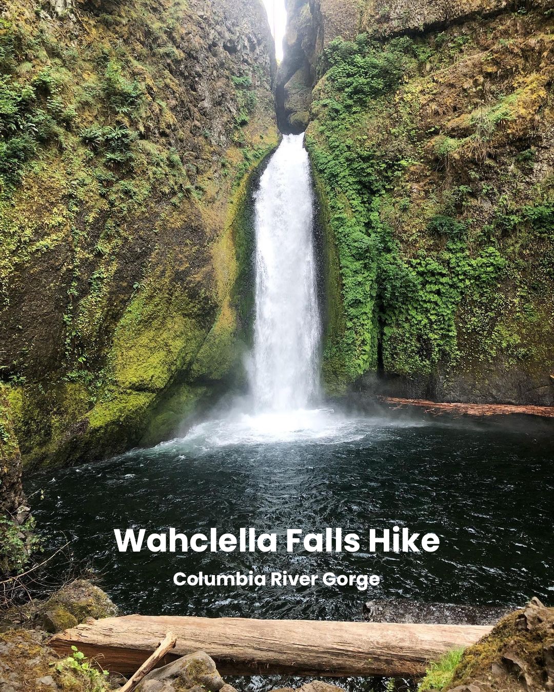 Wahclella Falls Trail hike Columbia River Gorge Oregon