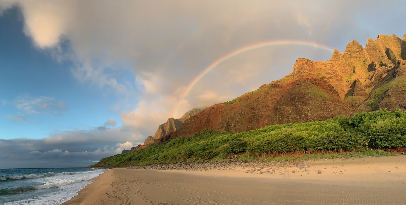 Kalalau Beach on the Napali Coast