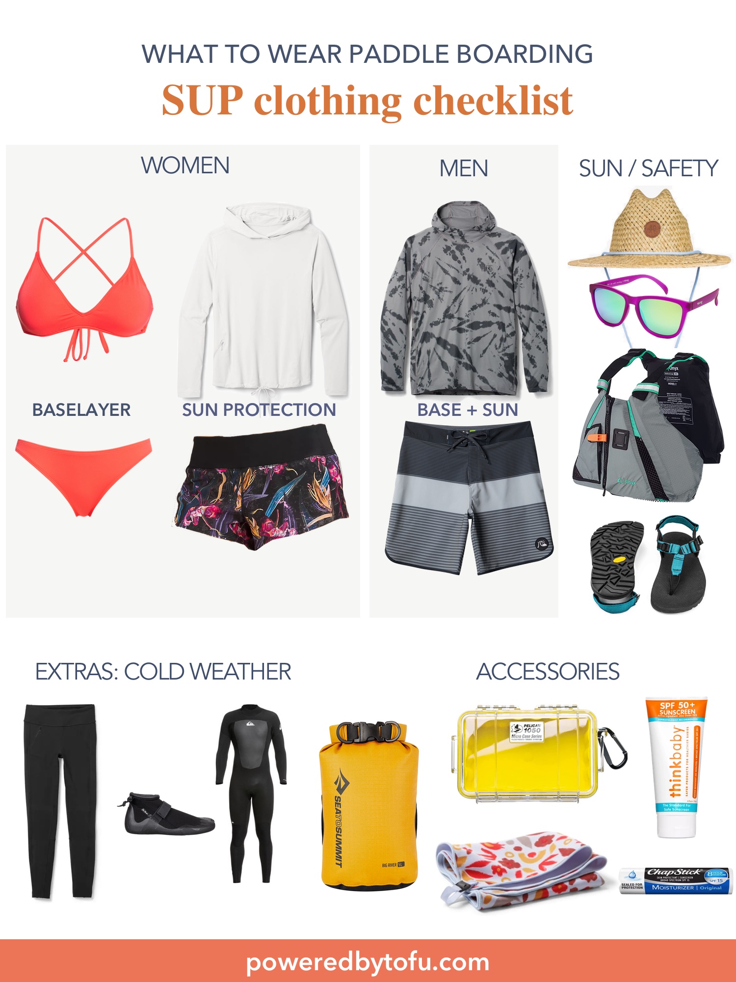 What to Wear Paddle Boarding - sup clothing ideas for women and men