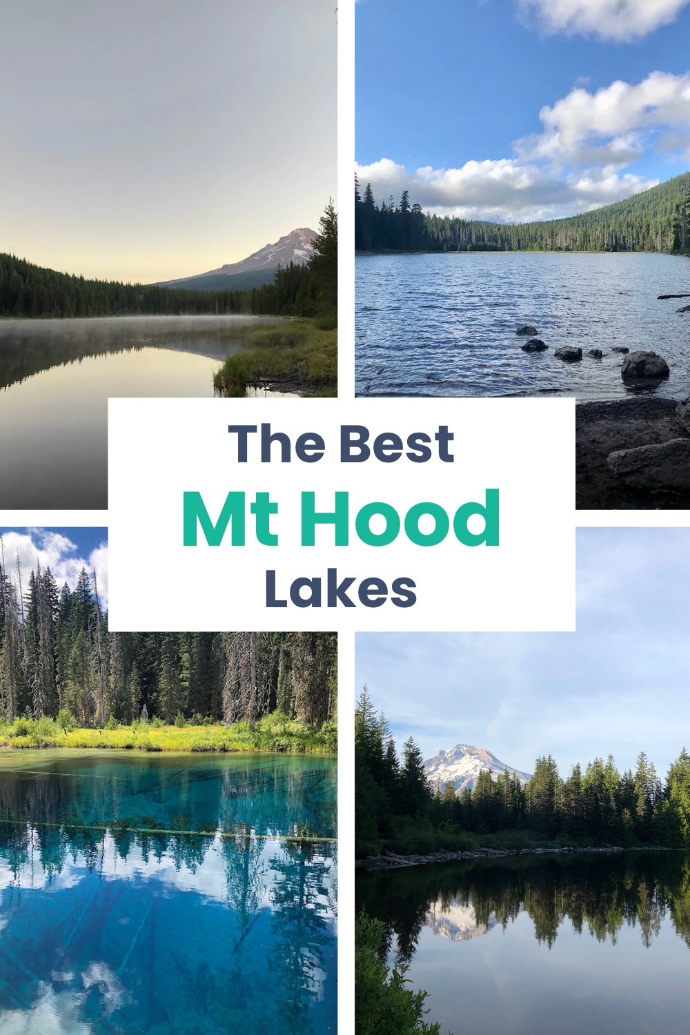 best Mt Hood lakes Oregon